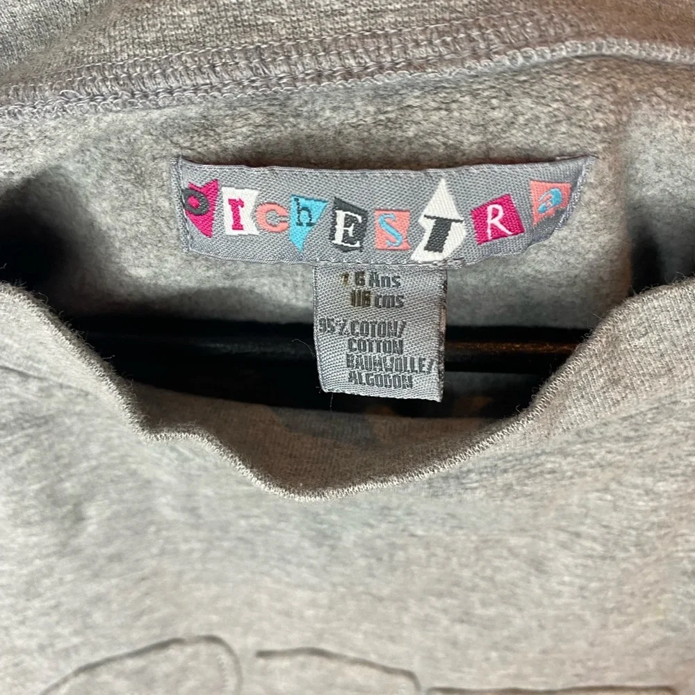 Orchestra Gray Sweater Kids Size 6